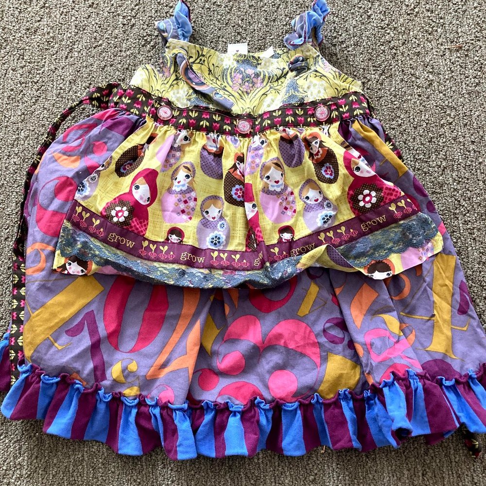 Matilda Jane Character Counts Knot Dress Sz4